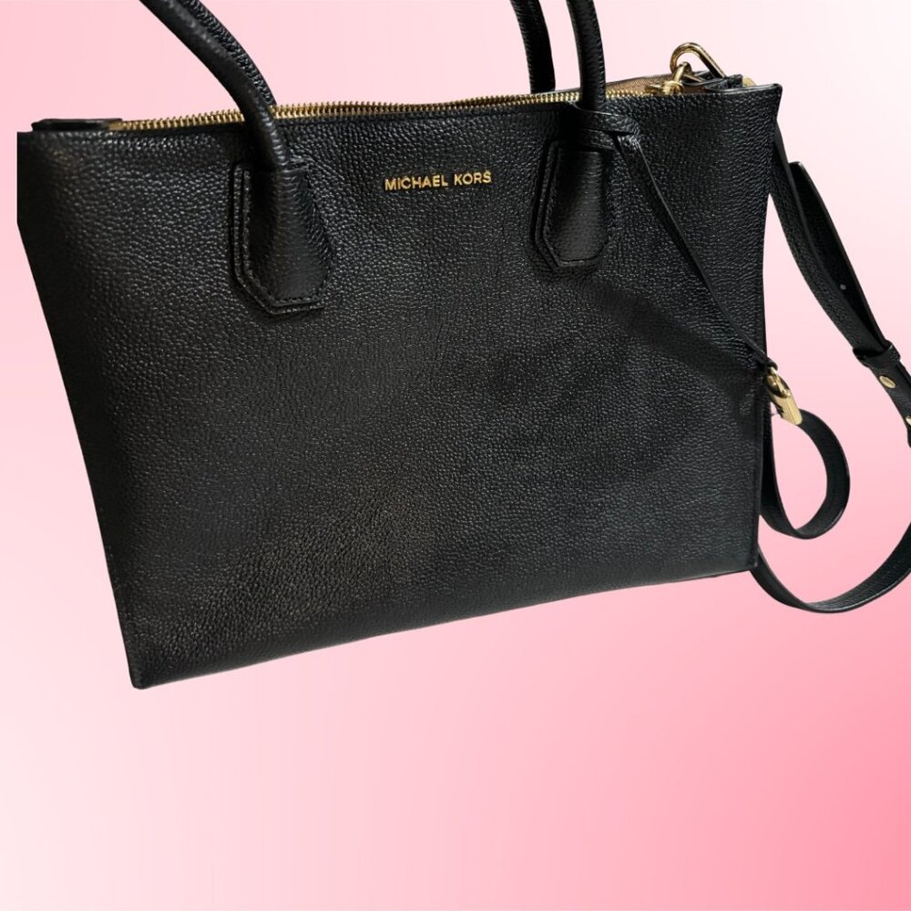 Michael Kors Pebbled Satchel